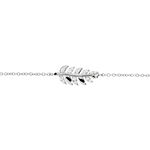 Bracelet Argent Blanc Jade Oxydes De Zirconium Blancs - Bracelets Femme | Histoire d&rsquo;Or