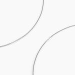 Cha&icirc;ne Imad Maille Gourmette Or Blanc - Chaines Famille | Histoire d&rsquo;Or