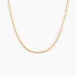 Cha&icirc;ne Igoa Maille For&ccedil;at Diamantee Or Jaune - Chaines Unisex | Histoire d&rsquo;Or