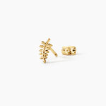 Boucles D'Oreilles Puces Eudia Argent Dor&eacute; A L'Or 750/1000 - Boucles d'oreilles fantaisie Femme | Histoire d&rsquo;Or
