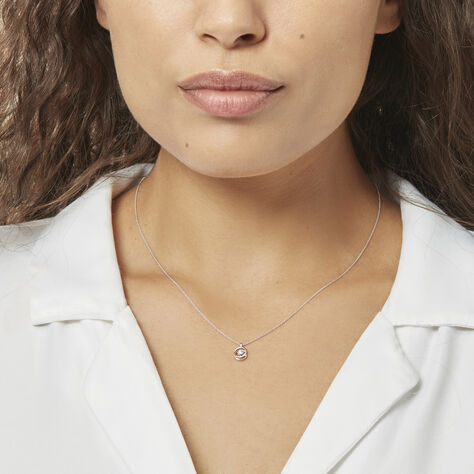 Collier Nid Amour Or Blanc Diamant - Colliers Femme | Histoire d’Or