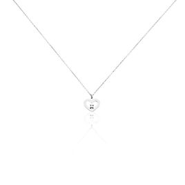 Collier Sweet Heart Or Blanc Diamant - Colliers Femme | Histoire d’Or