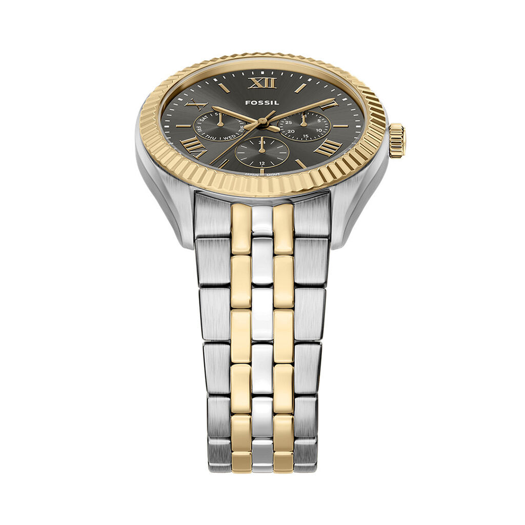 Montre Fossil Campbell Gris - F&ecirc;te des p&egrave;res Homme | Histoire d&rsquo;Or