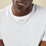 Cha&icirc;ne Clementine Argent Blanc - Chaines Homme | Histoire d&rsquo;Or