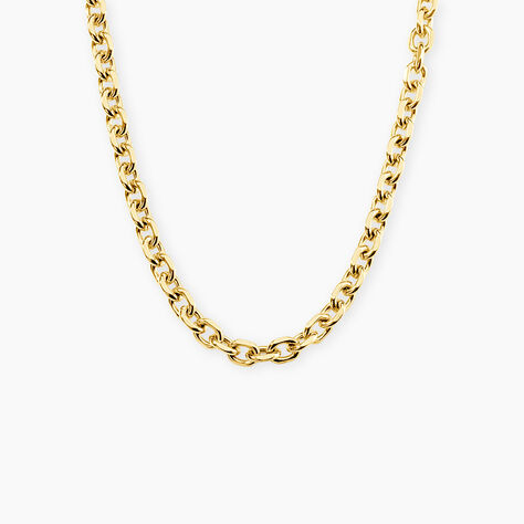 Collier Max Acier Jaune - Bijoux sans pierre Femme | Histoire d&rsquo;Or
