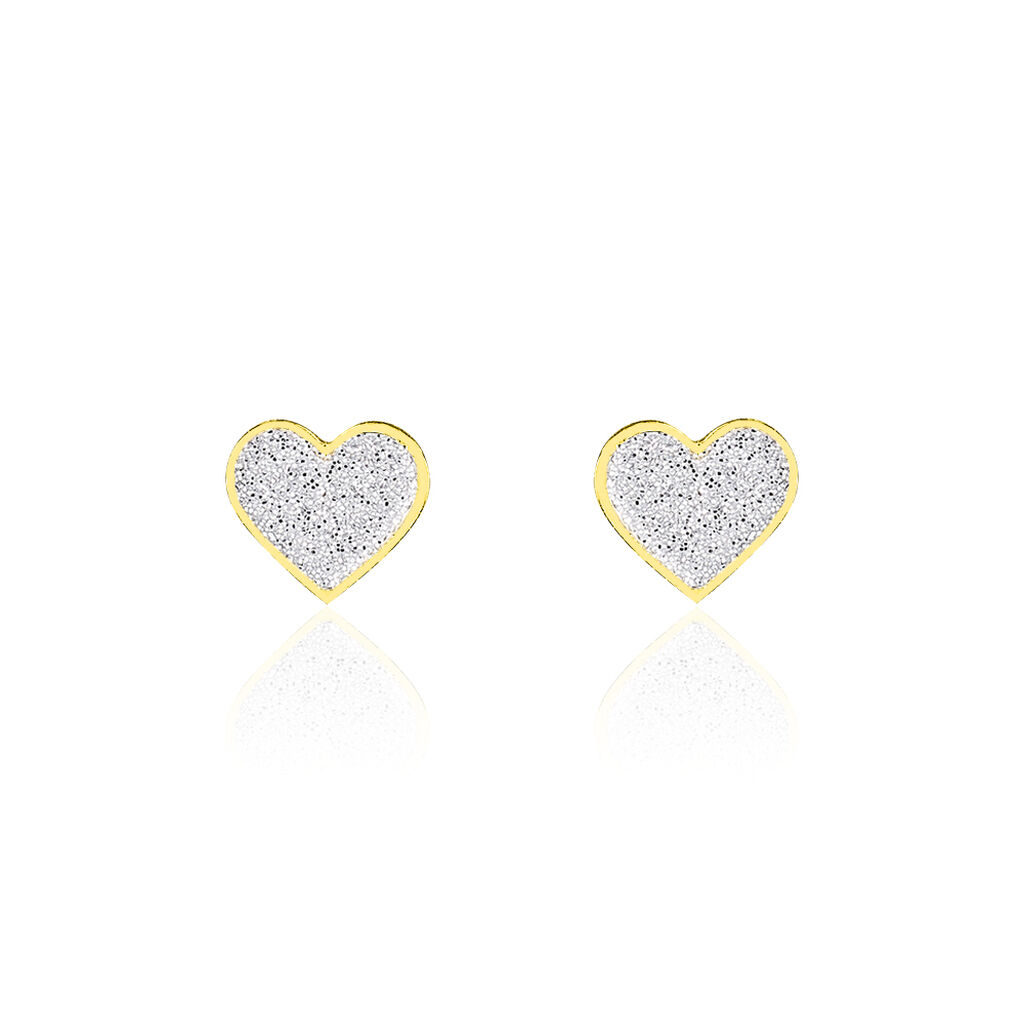 Boucles D'oreilles Puces Marta Or Jaune - Clous d'oreilles Femme | Histoire d’Or