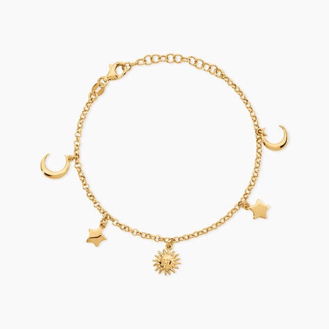 Bracelet Naoise Argent Dor&eacute; A L'Or 750/1000 - Bijoux sans pierre Femme | Histoire d&rsquo;Or