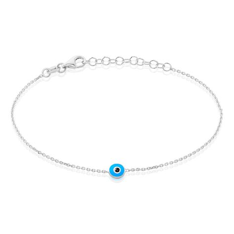 Bracelet Parad'eyes Argent Blanc - Bracelets Femme | Histoire d&rsquo;Or