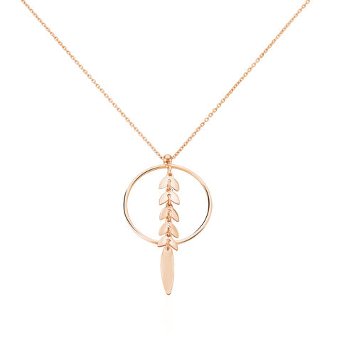 Collier Auxanne Argent Rose - Colliers fantaisie Femme | Histoire d&rsquo;Or