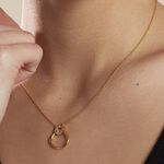 Collier Plaqu&eacute; Or Essia Oxydes De Zirconium - Colliers fantaisie Femme | Histoire d&rsquo;Or
