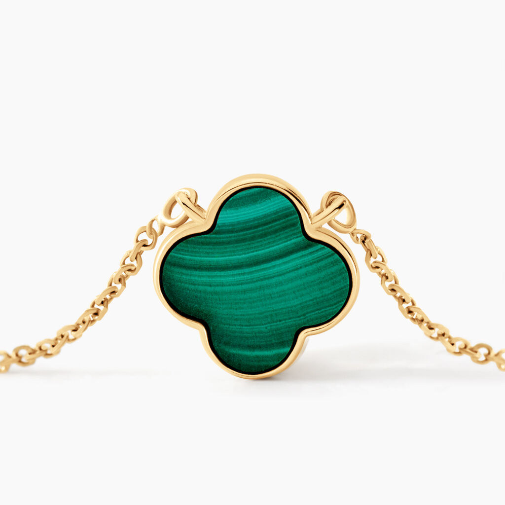 Collier Rosalite Or Jaune Malachite - Colliers Femme | Histoire d’Or