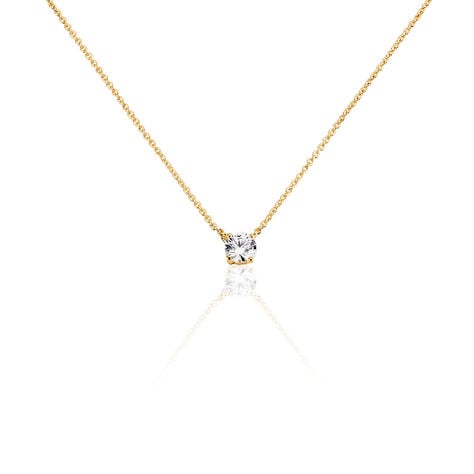 Collier Nilay Plaqu&eacute; Or Jaune Oxyde De Zirconium - Colliers fantaisie Femme | Histoire d&rsquo;Or