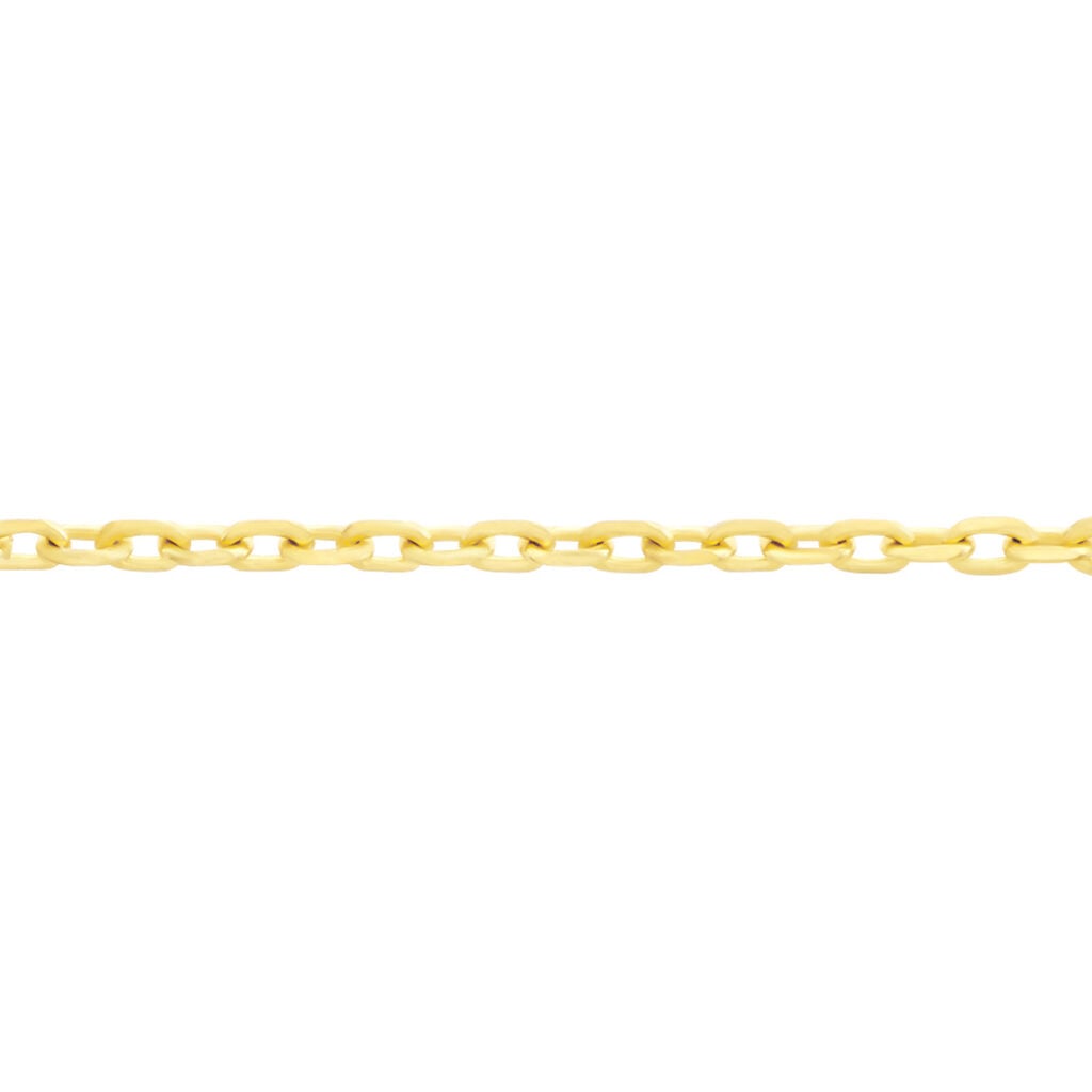 Cha&icirc;ne Igoa Maille For&ccedil;at Diamantee Or Jaune - Chaines Famille | Histoire d&rsquo;Or