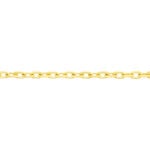 Cha&icirc;ne Igoa Maille For&ccedil;at Diamantee Or Jaune - Chaines Famille | Histoire d&rsquo;Or