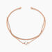 Bracelet Jonc Ruth Argent Rose Oxyde De Zirconium - Bracelets fantaisie Femme | Histoire d’Or