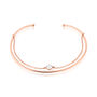 Bracelet Jonc Ruth Argent Rose Oxyde De Zirconium