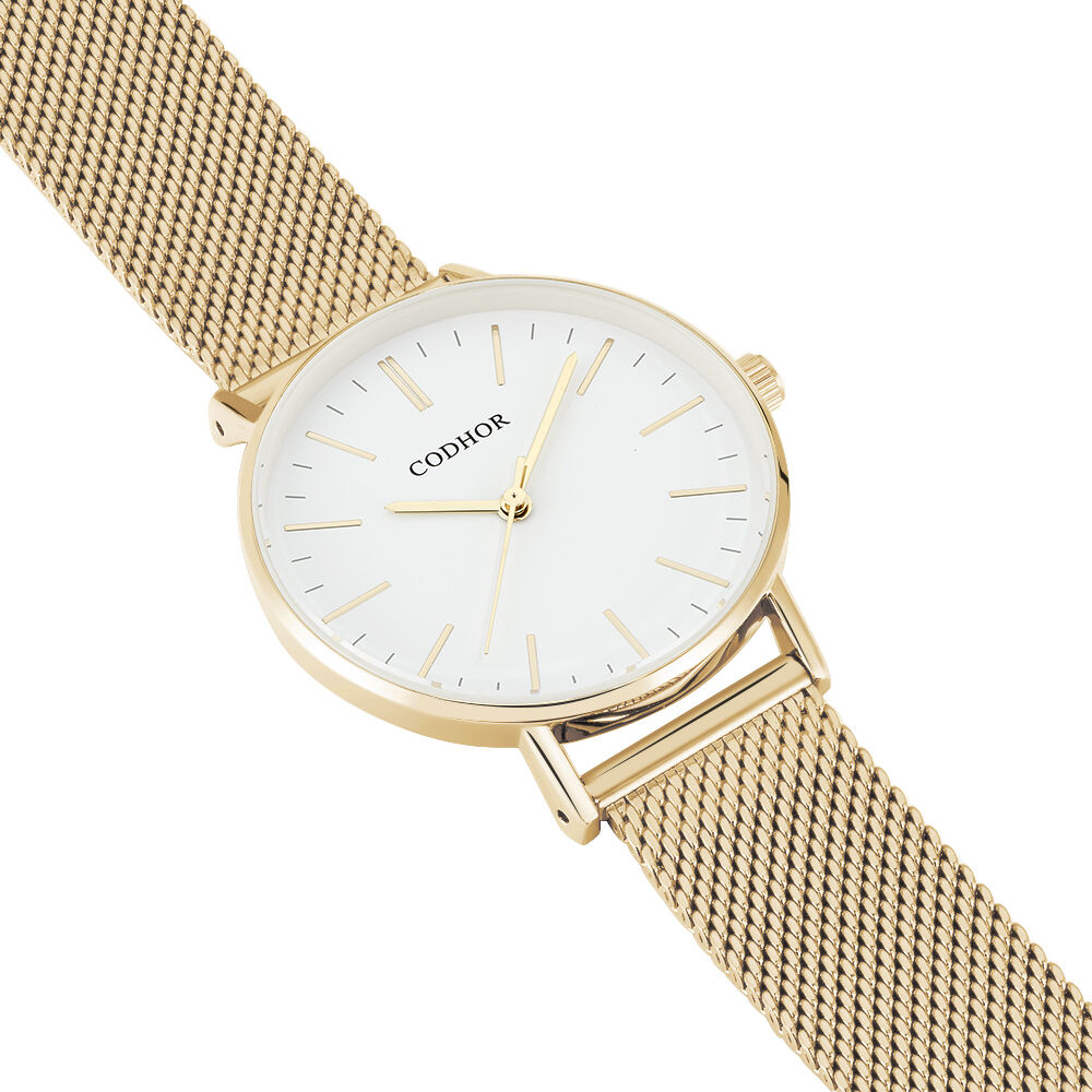 Montres Codhor CD9478GW Laiton Boucle Ardillon Jaune Ronde