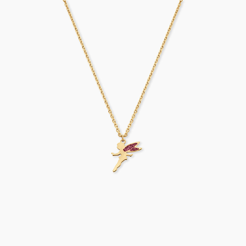Collier Feelia Argent Dor&eacute; A L'Or 750/1000 - Colliers Enfant | Histoire d&rsquo;Or