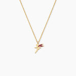 Collier Feelia Argent Dor&eacute; A L'Or 750/1000 - Colliers Enfant | Histoire d&rsquo;Or