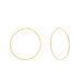 Créoles Anusha Plaqué Or Jaune - Boucles d'oreilles créoles Femme | Histoire d’Or