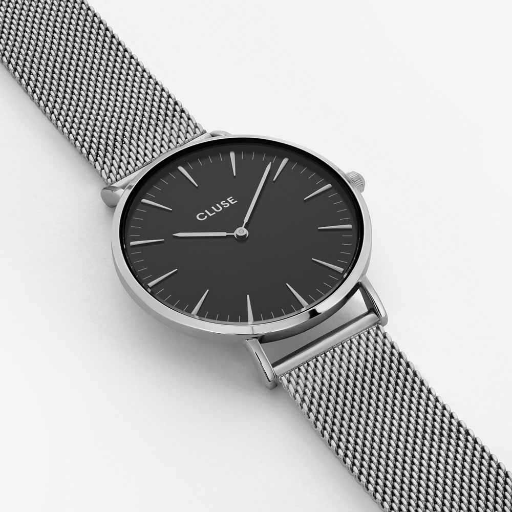 Montres Cluse CL18106 Acier Clip Blanc Ronde - HIMFBQN0I00 • Histoire d'Or