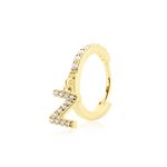 Cr&eacute;ole Unitaire L&eacute;ria Or Jaune Oxydes De Zirconium - Boucles d'oreilles cr&eacute;oles Femme | Histoire d&rsquo;Or