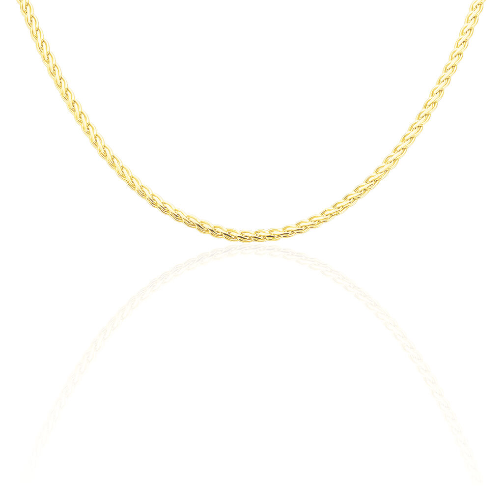 Collier Jayna Maille Palmier Or Jaune - Chaines Femme | Histoire d&rsquo;Or