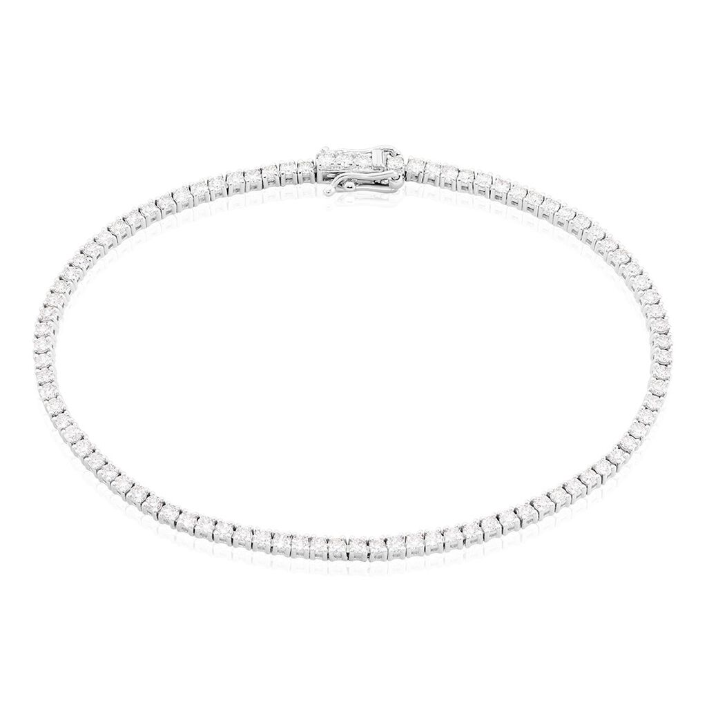 Bracelet River Or Blanc Diamant