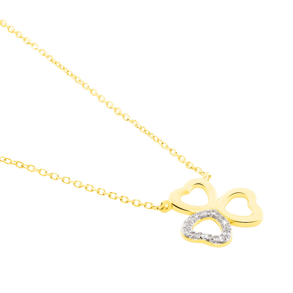 Collier Or Jaune Helisende Diamants - Colliers Femme | Histoire d’Or