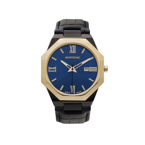 Montre Montignac Bleu - Montres Homme | Histoire d’Or