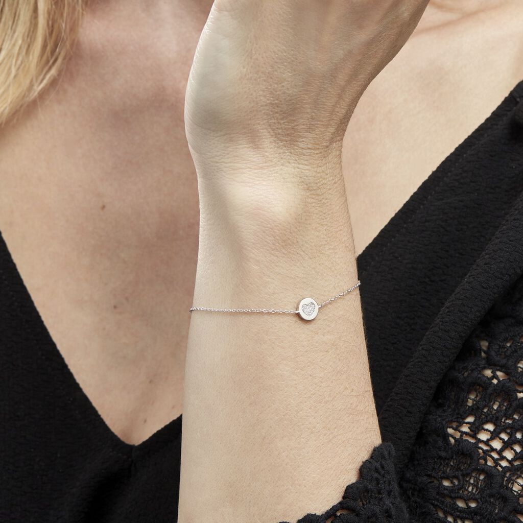 Bracelet Argent Chaker Oxydes De Zirconium - Bracelets Femme | Histoire d’Or