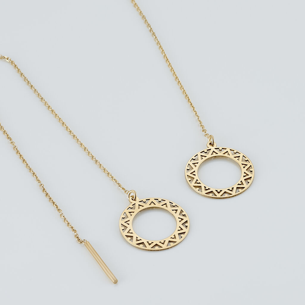 Boucles D'oreilles Pendantes Florent Or Jaune - Boucles d'oreilles pendantes Femme | Histoire d’Or