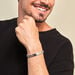 Bracelet Jourdan Acier Gris - Bracelets Homme | Histoire d’Or