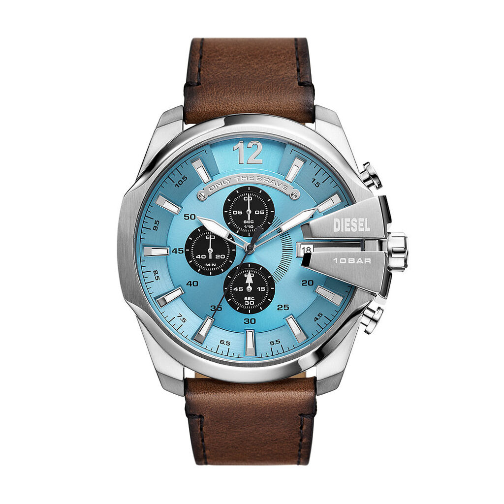 Montre Diesel Mega Chief Bleu - Montres Homme | Histoire d&rsquo;Or