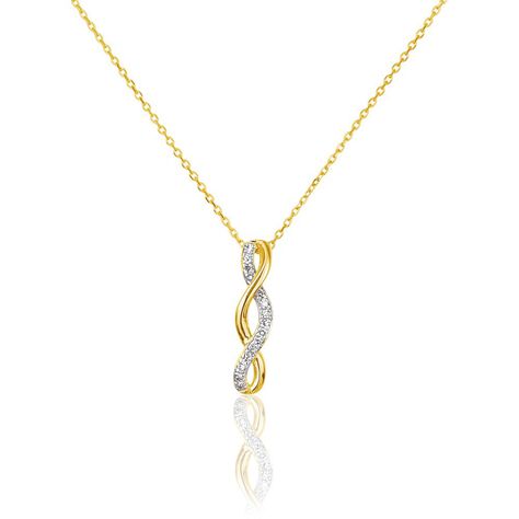 Collier Nucia Or Jaune Diamant - Colliers Femme | Histoire d’Or