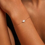 Bracelet Lucky Gems Or Jaune Nacre Oxyde De Zirconium - F&ecirc;te des m&egrave;res Femme | Histoire d&rsquo;Or