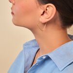 Cr&eacute;oles Doris Plaqu&eacute; Or Jaune - Boucles d'oreilles cr&eacute;oles Femme | Histoire d&rsquo;Or