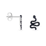 Boucles D'oreilles Puces Muses Argent Blanc Oxydes De Zirconium - Boucles d'oreilles fantaisie Femme | Histoire d&rsquo;Or