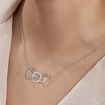 Collier Joy Argent Blanc - Colliers fantaisie Femme | Histoire d&rsquo;Or