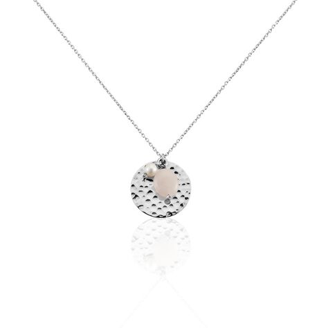 Collier Arcelia Argent Blanc Quartz Perle De Culture - Colliers Femme | Histoire d&rsquo;Or