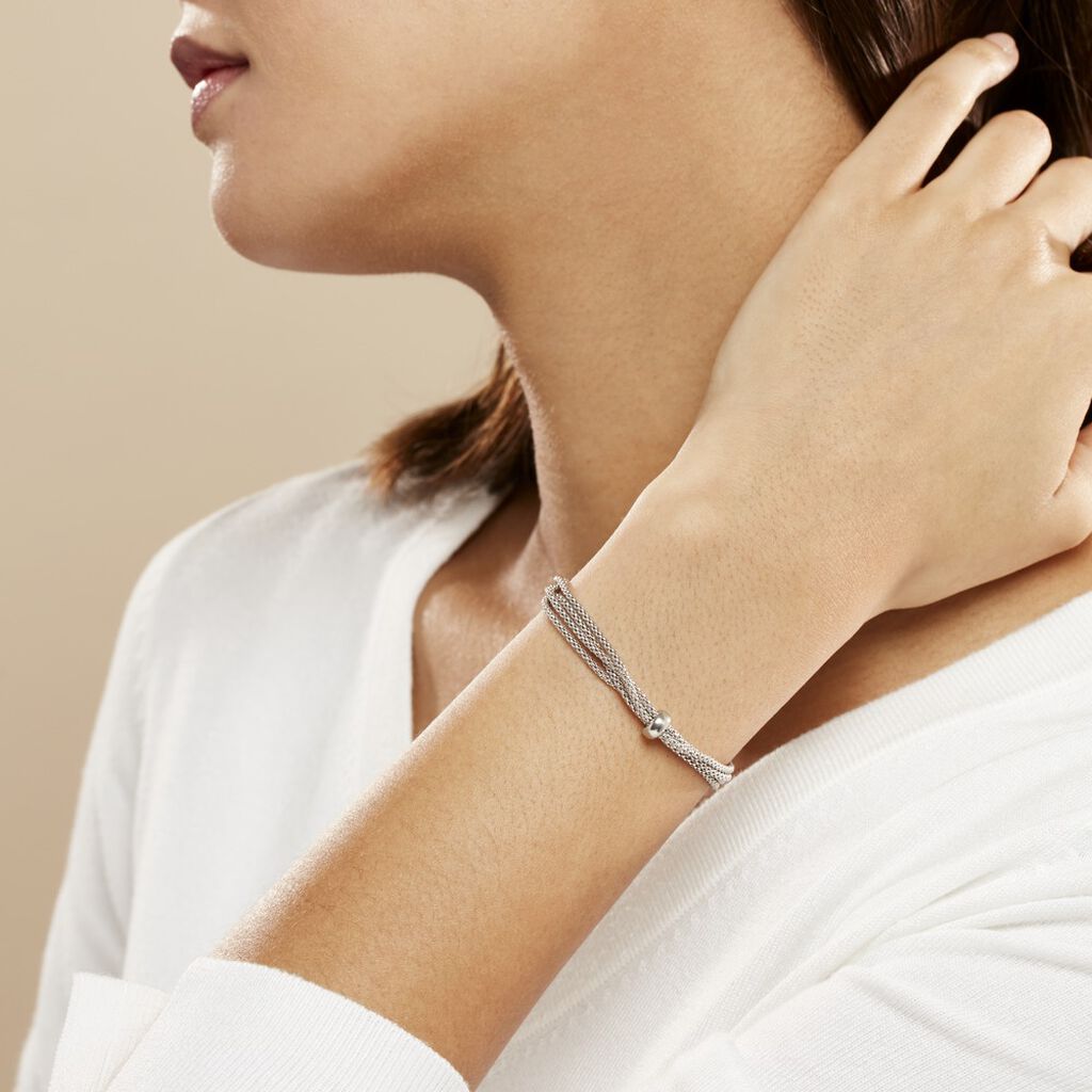 Bracelet Cefora Argent Blanc - Bracelets Femme | Histoire d’Or