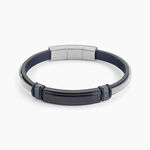 Bracelet Cuir De Vache Noir - Bracelets Cuir Homme | Histoire d&rsquo;Or