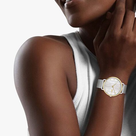 Montre Lacoste Crocorigin Blanc - Montres Femme | Histoire d’Or