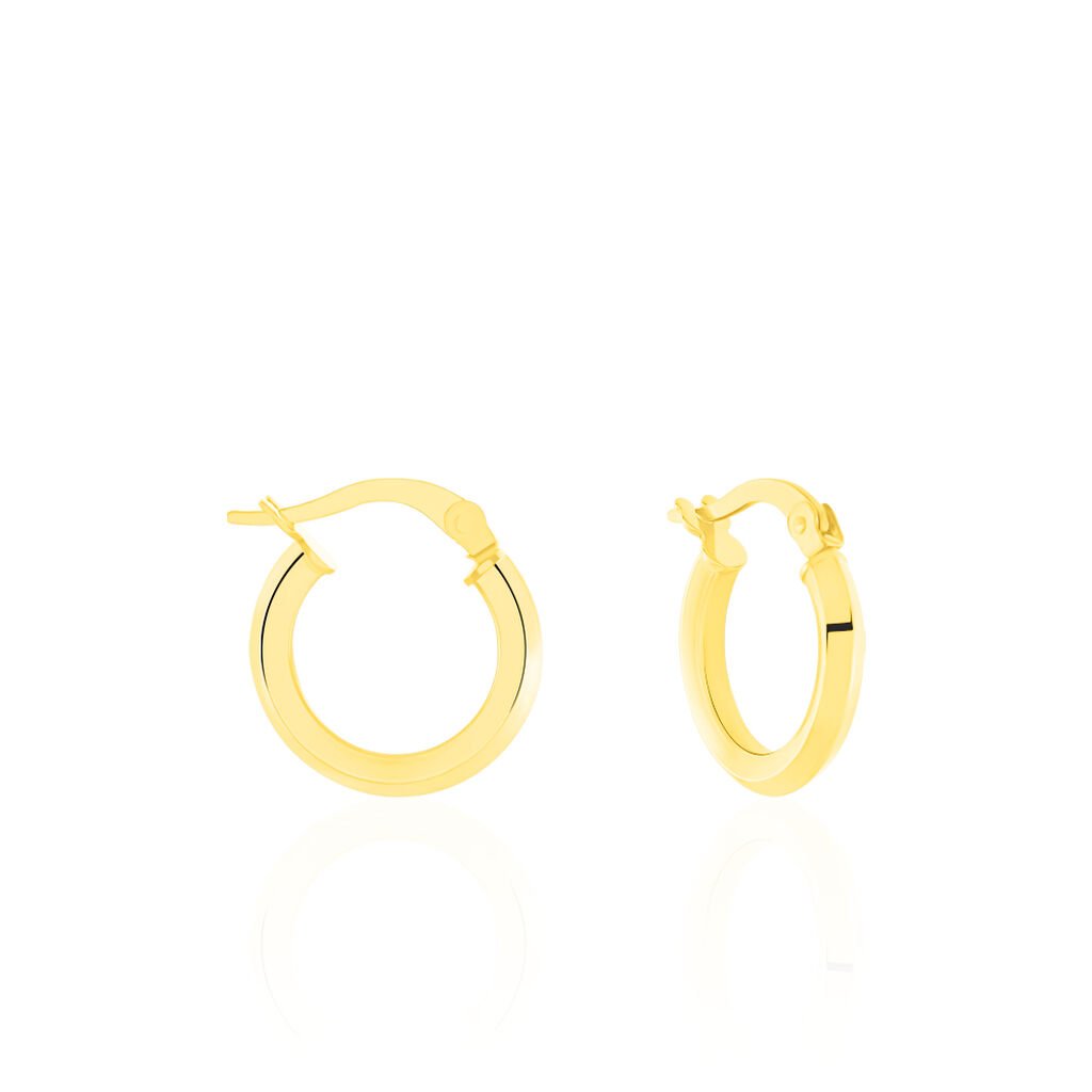 Cr&eacute;oles Ilana Or Jaune - Boucles d'oreilles cr&eacute;oles Femme | Histoire d&rsquo;Or