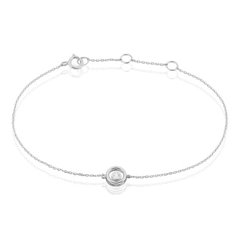 Bracelet Fidelia Or Blanc Diamant - Bracelets Femme | Histoire d’Or