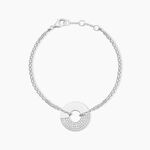 Bracelet Th&eacute;mis Argent Blanc Oxyde De Zirconium - Bracelets Femme | Histoire d&rsquo;Or