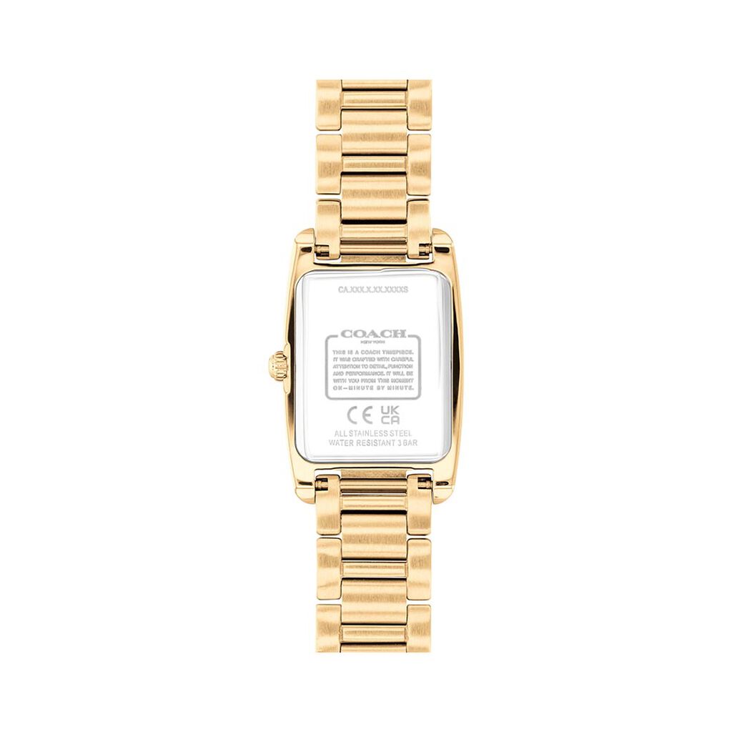 Montre Coach Reese Dor&eacute; - Id&eacute;es cadeaux Femme | Histoire d&rsquo;Or