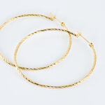 Cr&eacute;oles Anusha Plaqu&eacute; Or Jaune - Boucles d'oreilles cr&eacute;oles Femme | Histoire d&rsquo;Or