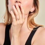 Bague Sabinka Or Jaune Oxyde De Zirconium - Bagues avec pierre Femme | Histoire d&rsquo;Or