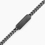 Bracelet Stig Acier Gris - Bijoux sans pierre Homme | Histoire d&rsquo;Or